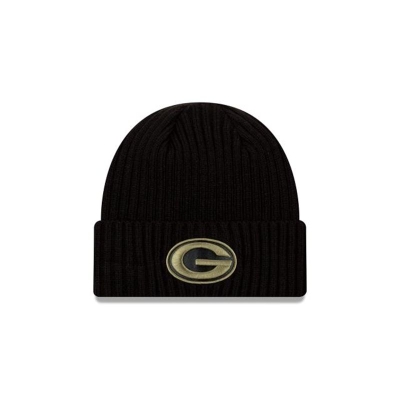 Green Bay Packers Gorra | New Era NFL Salute To Service Cuff Knit Beanie Mexico - Negros